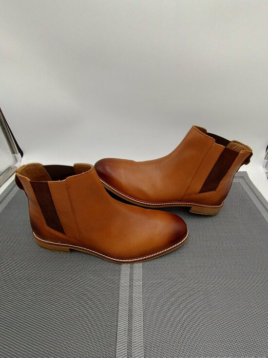 Thomas & Vine Other - Thomas & Vine Corbin Chelsea Leather Boot Cognac Size 10